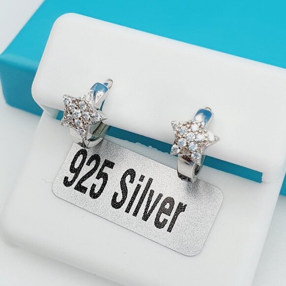 "925 Sterling Silver CZ Beautiful Earrings for Women, 1USPAR4271 - Picture 9 of 11